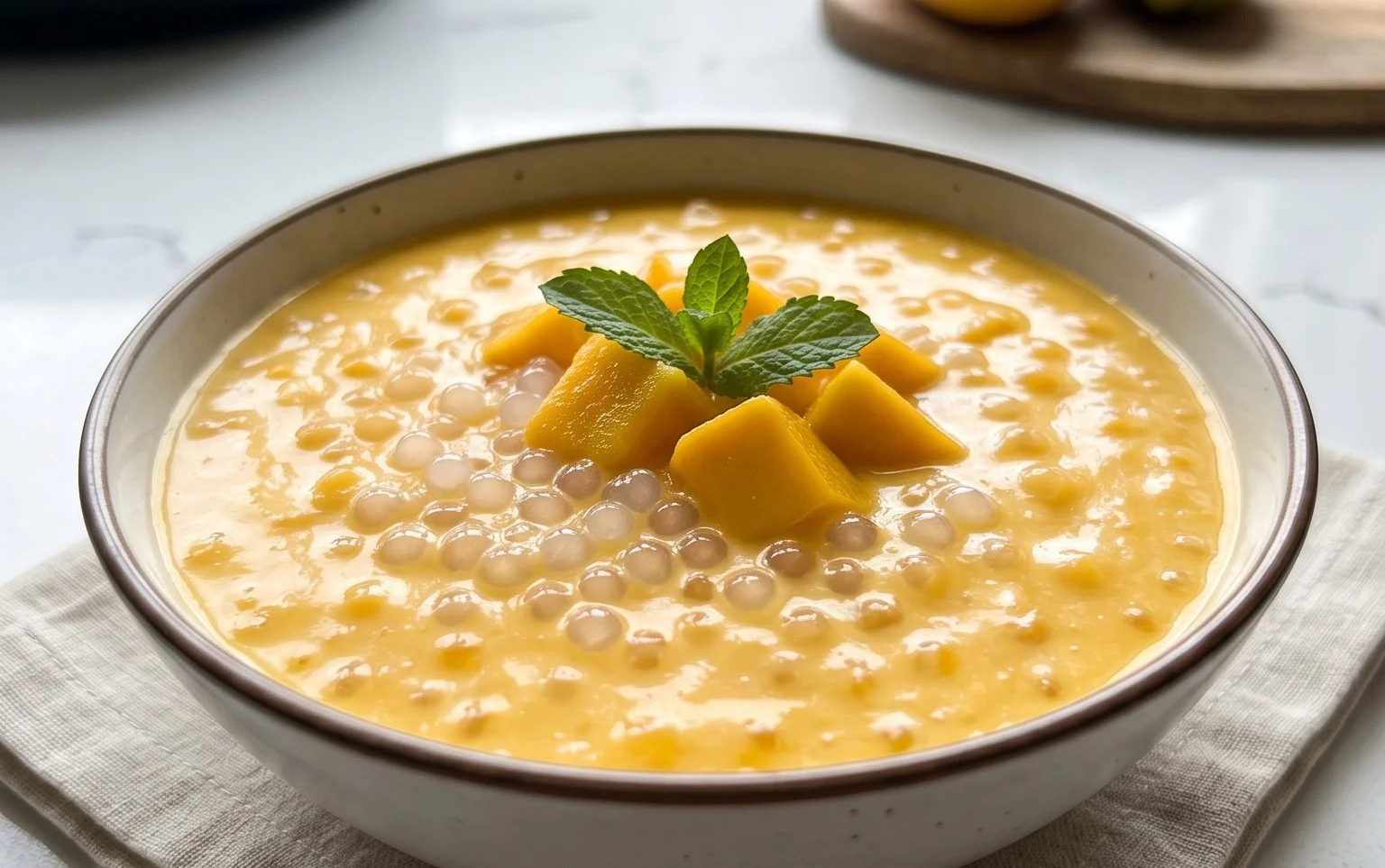 Creamy Mango Sago