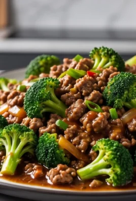 Ground Beef and Broccoli