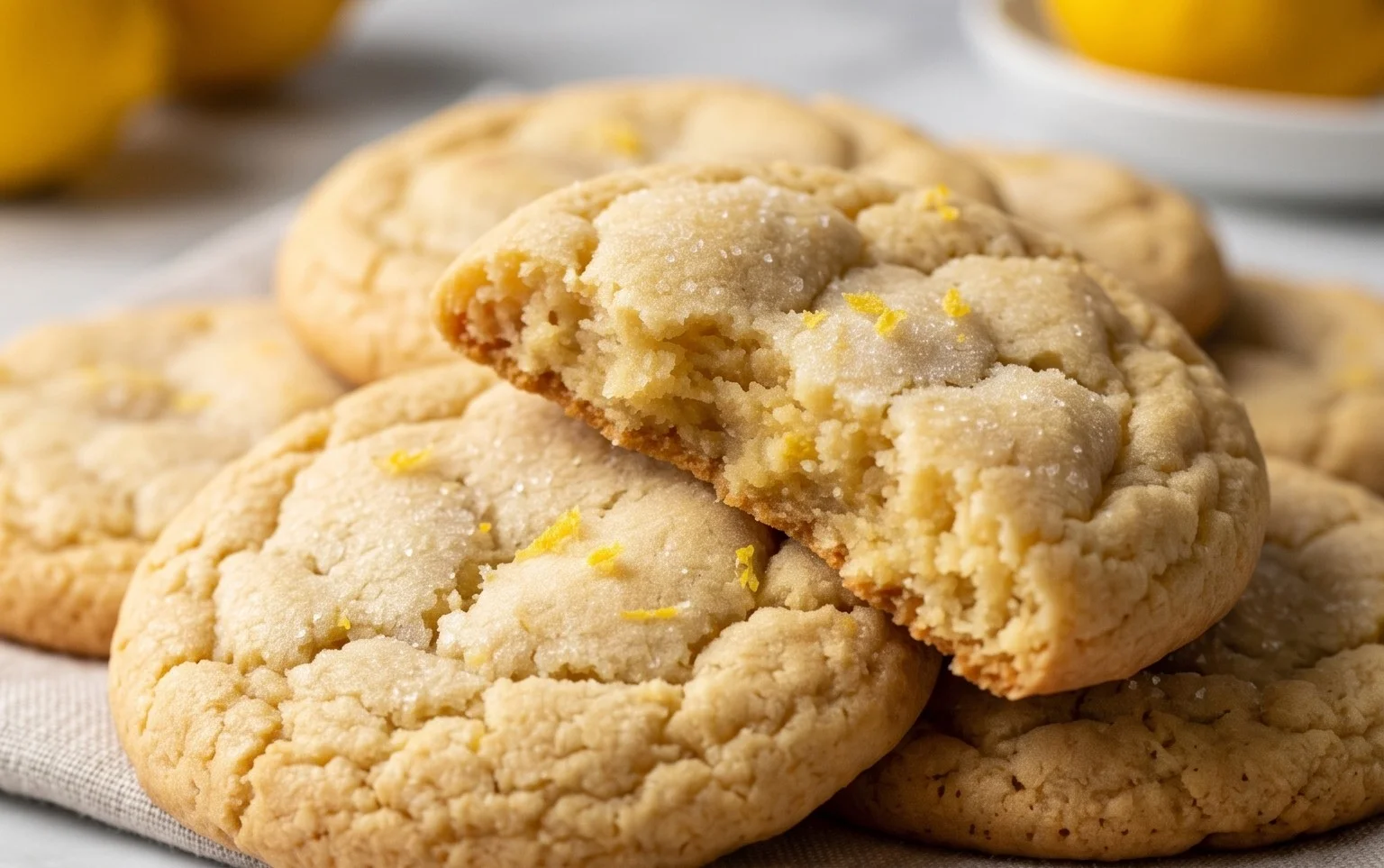 Soft & Chewy Lemon Cookies
