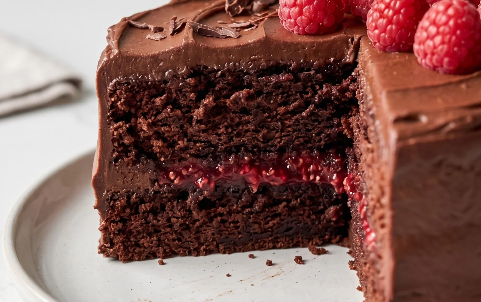 Chocolate Raspberry Cake