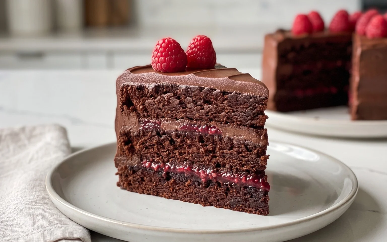 Chocolate Raspberry Cake