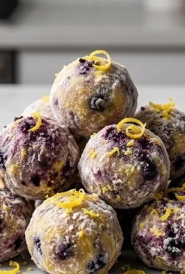 LEMON BLUEBERRY TRUFFLES