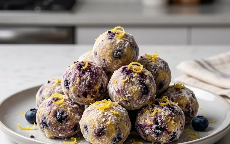 LEMON BLUEBERRY TRUFFLES 