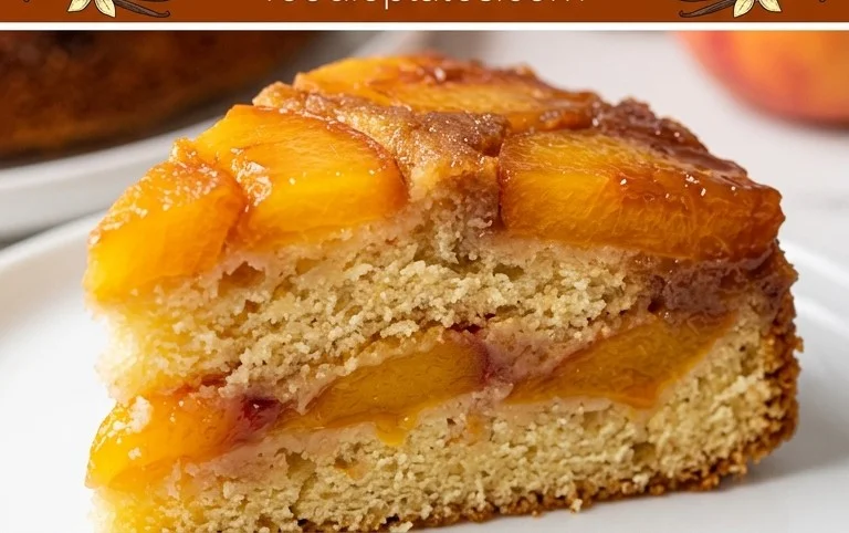 Peach Upside-Down Cake Recipe