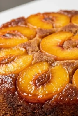 Peach Upside-Down Cake Recipe