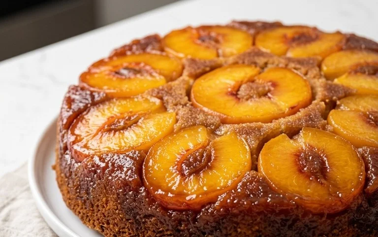 Peach Upside-Down Cake