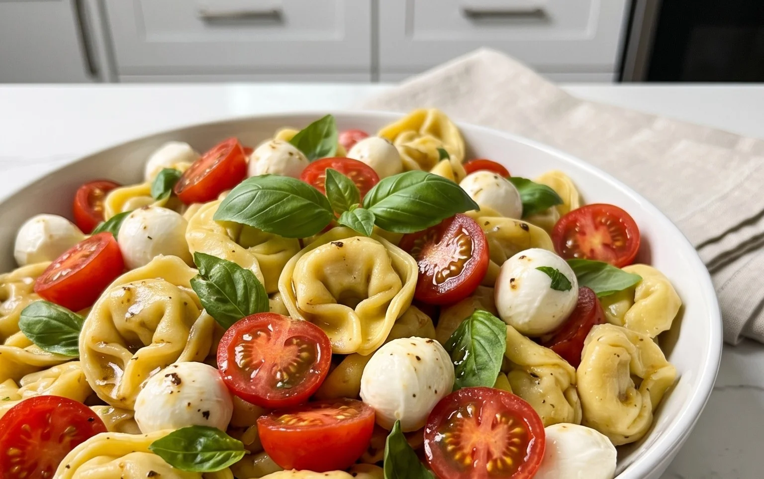 Tortellini Caprese Salad