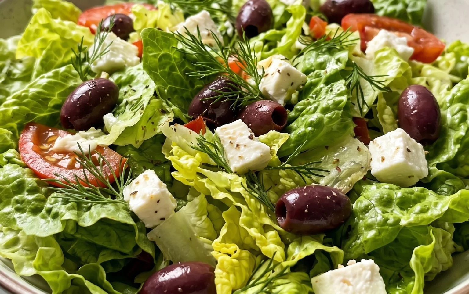Maroulosalata (Greek Lettuce Salad)