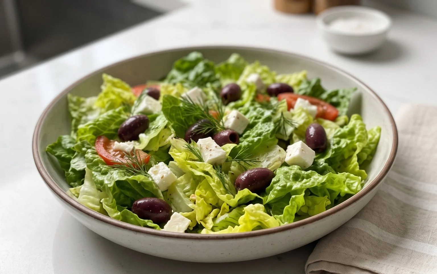 Maroulosalata (Greek Lettuce Salad)