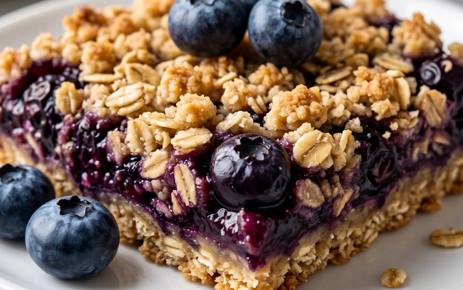 Blueberry Oatmeal Bars