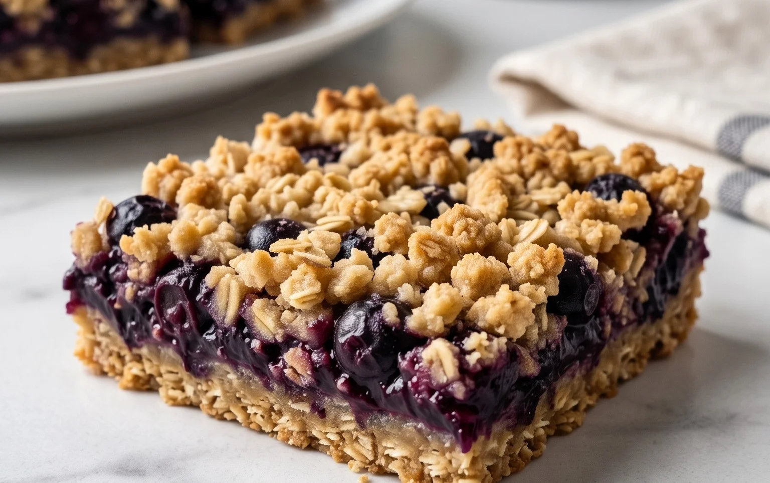 Blueberry Oatmeal Bars