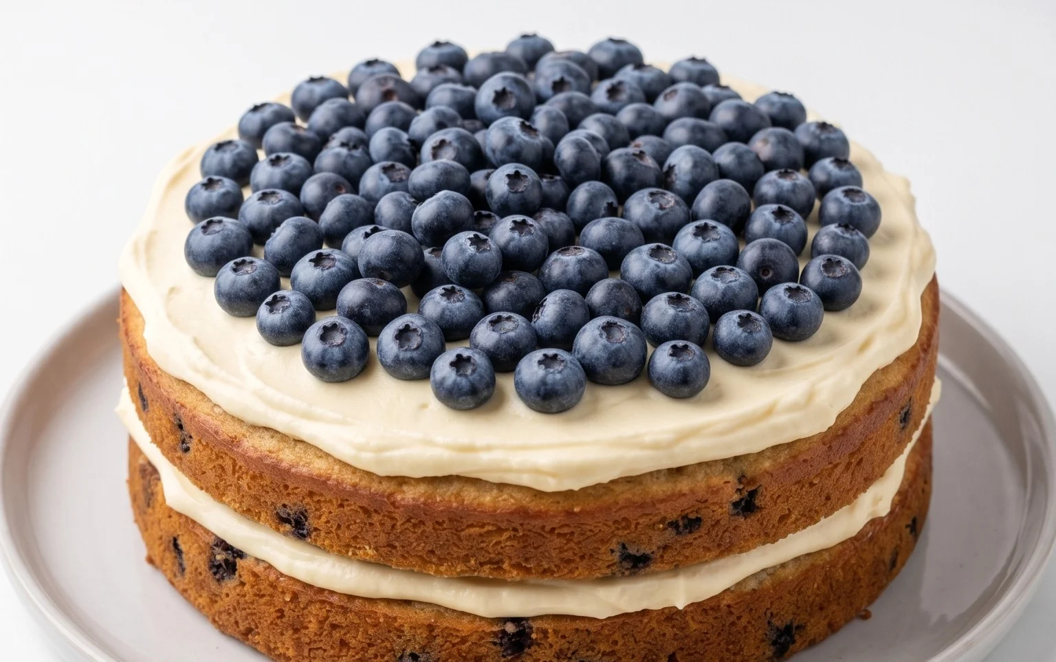 Nova Scotia Blueberry Cream Cake