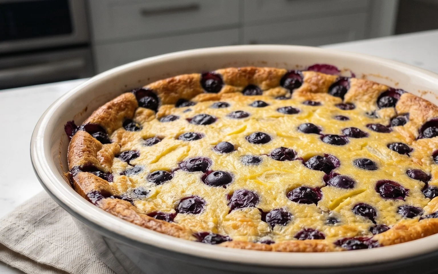 Lemon Blueberry Clafoutis