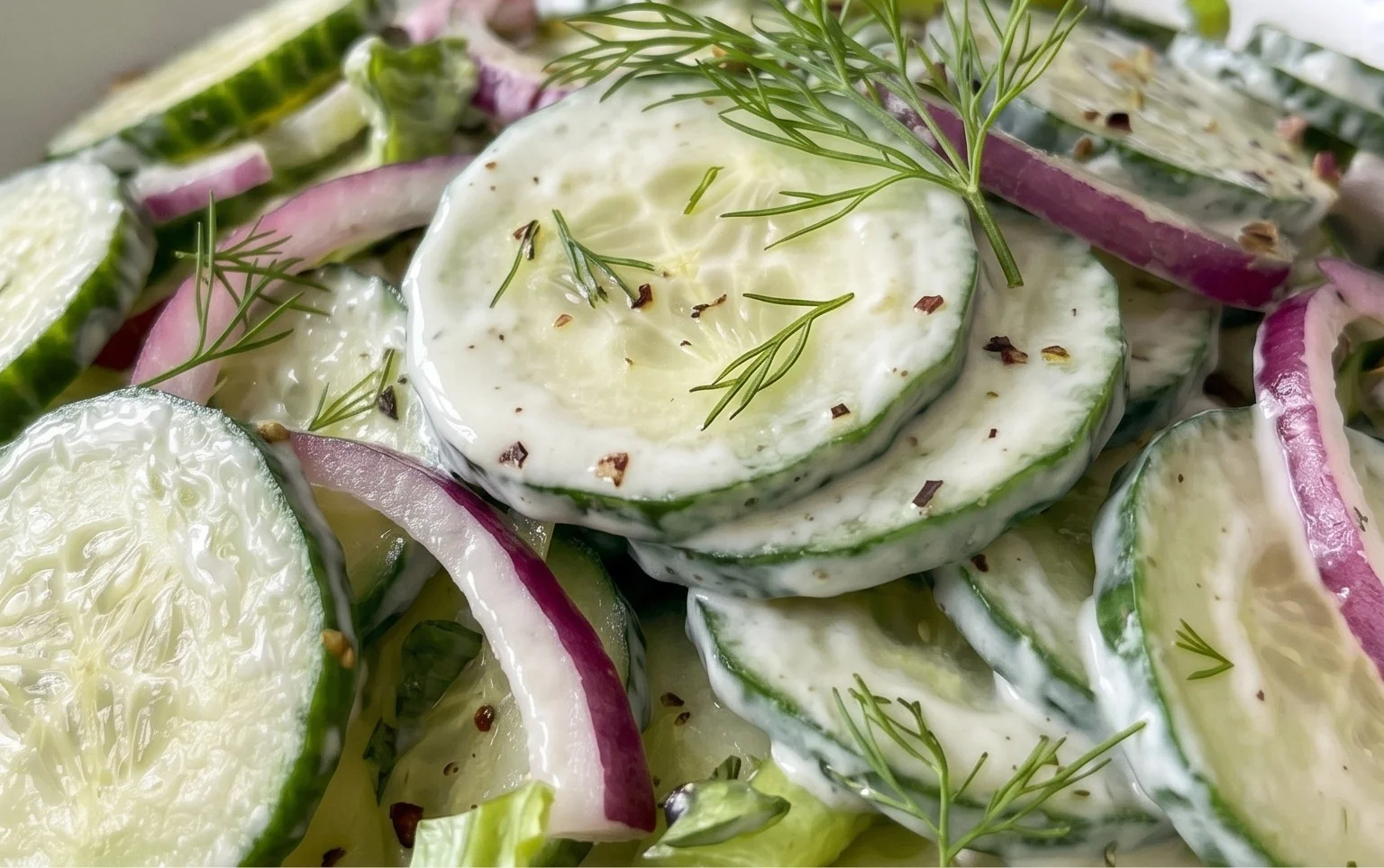 Polish Cucumber Salad