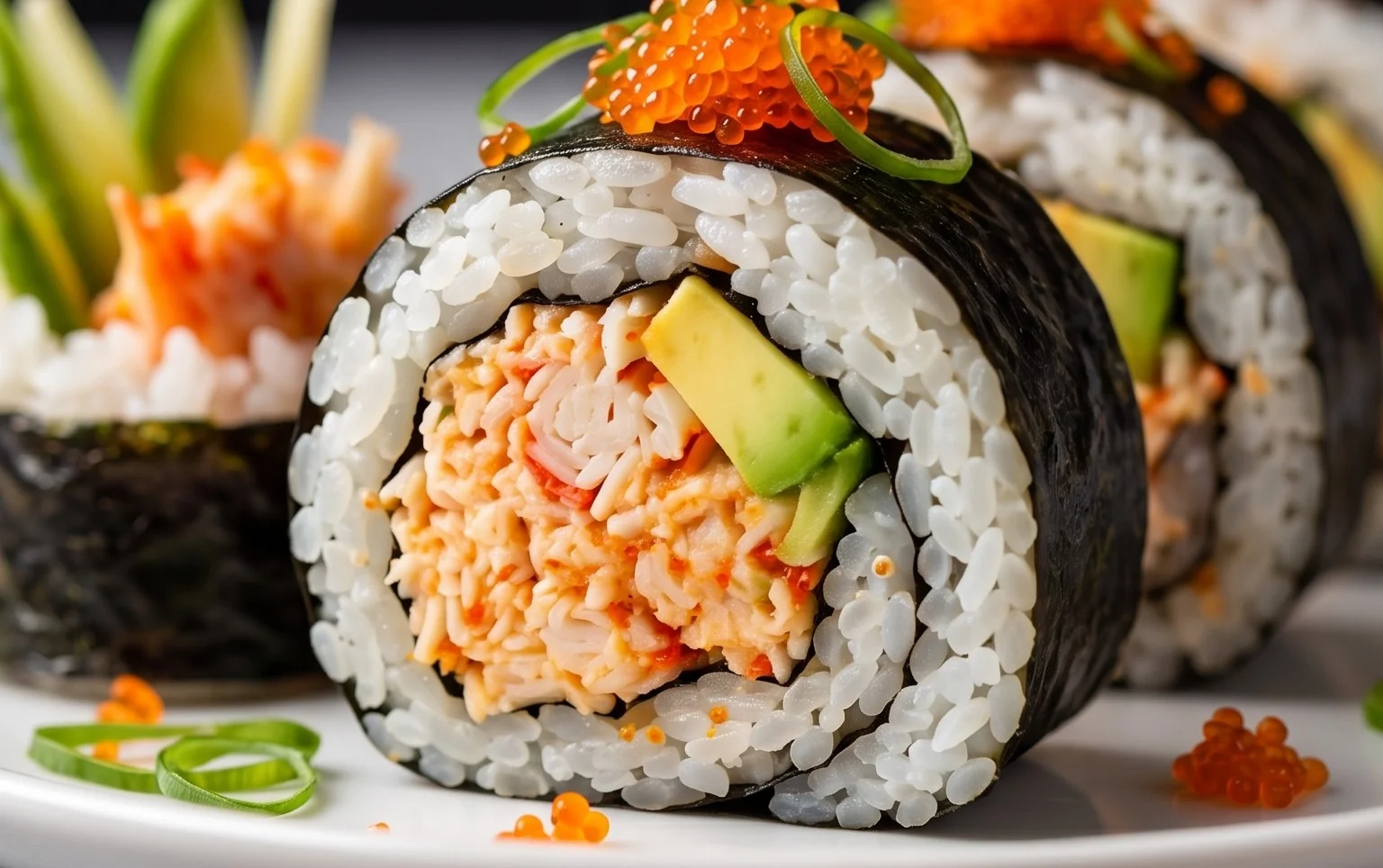 Kani Sushi (Spicy Crab Roll)
