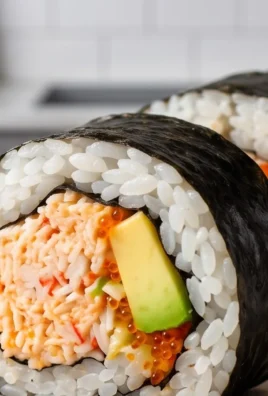Kani Sushi (Spicy Crab Roll)