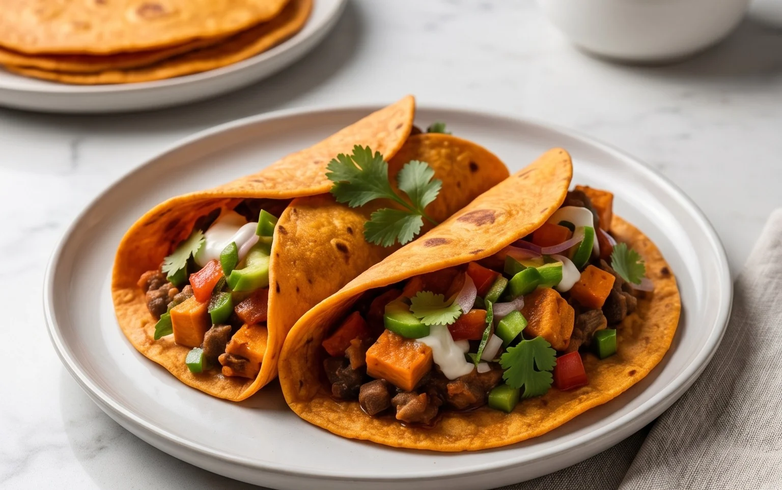 Sweet Potato Tortillas (Gluten-Free Vegan Wraps)
