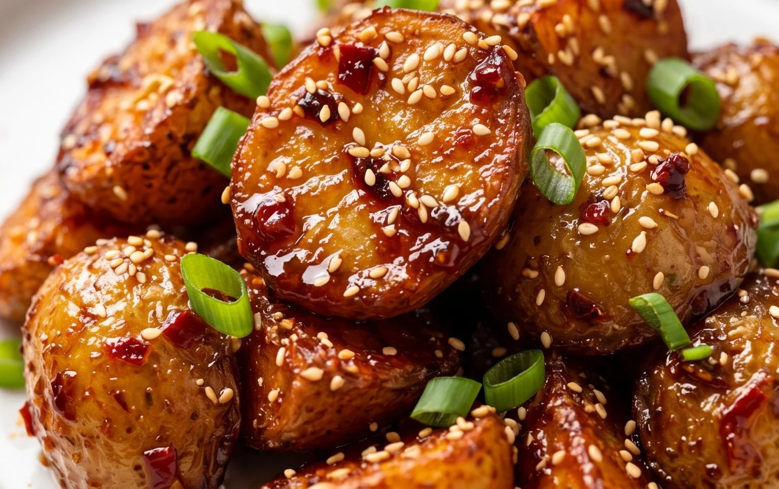 Crispy Honey Chilli Potatoes