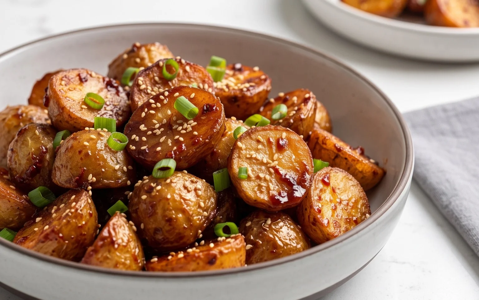 Crispy Honey Chilli Potatoes