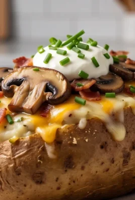 The Ultimate Stuffed Baked Potatoes with Mushrooms