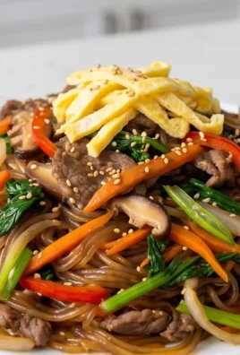 Japchae (Korean Glass Noodle Stir Fry)