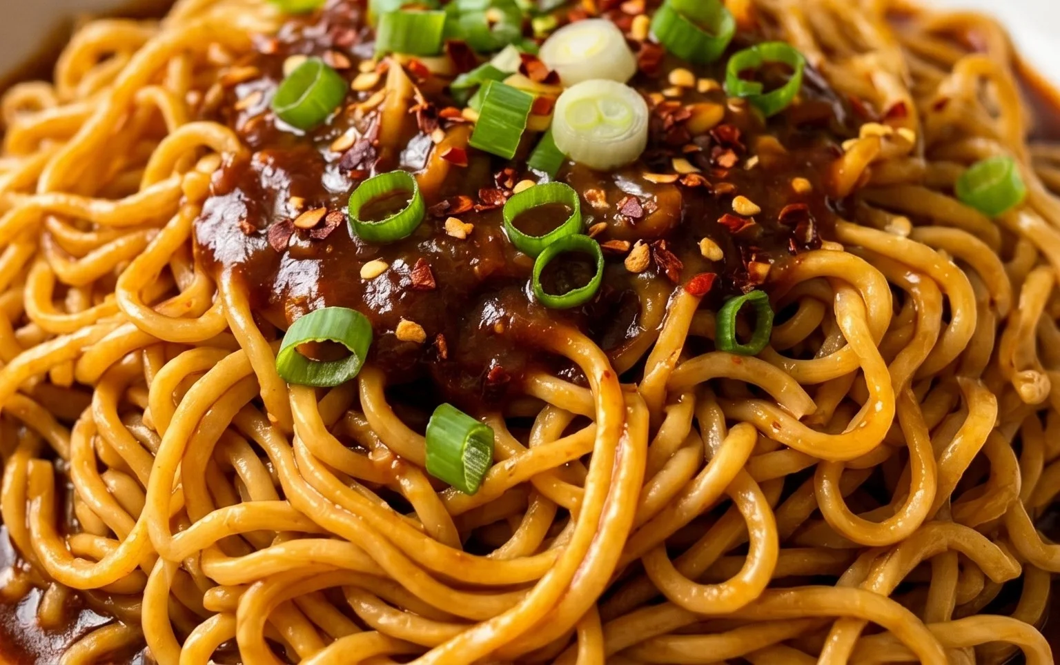 Easy Saucy Ramen Noodles