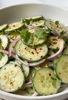 Creamy Asian Cucumber Salad Bowl