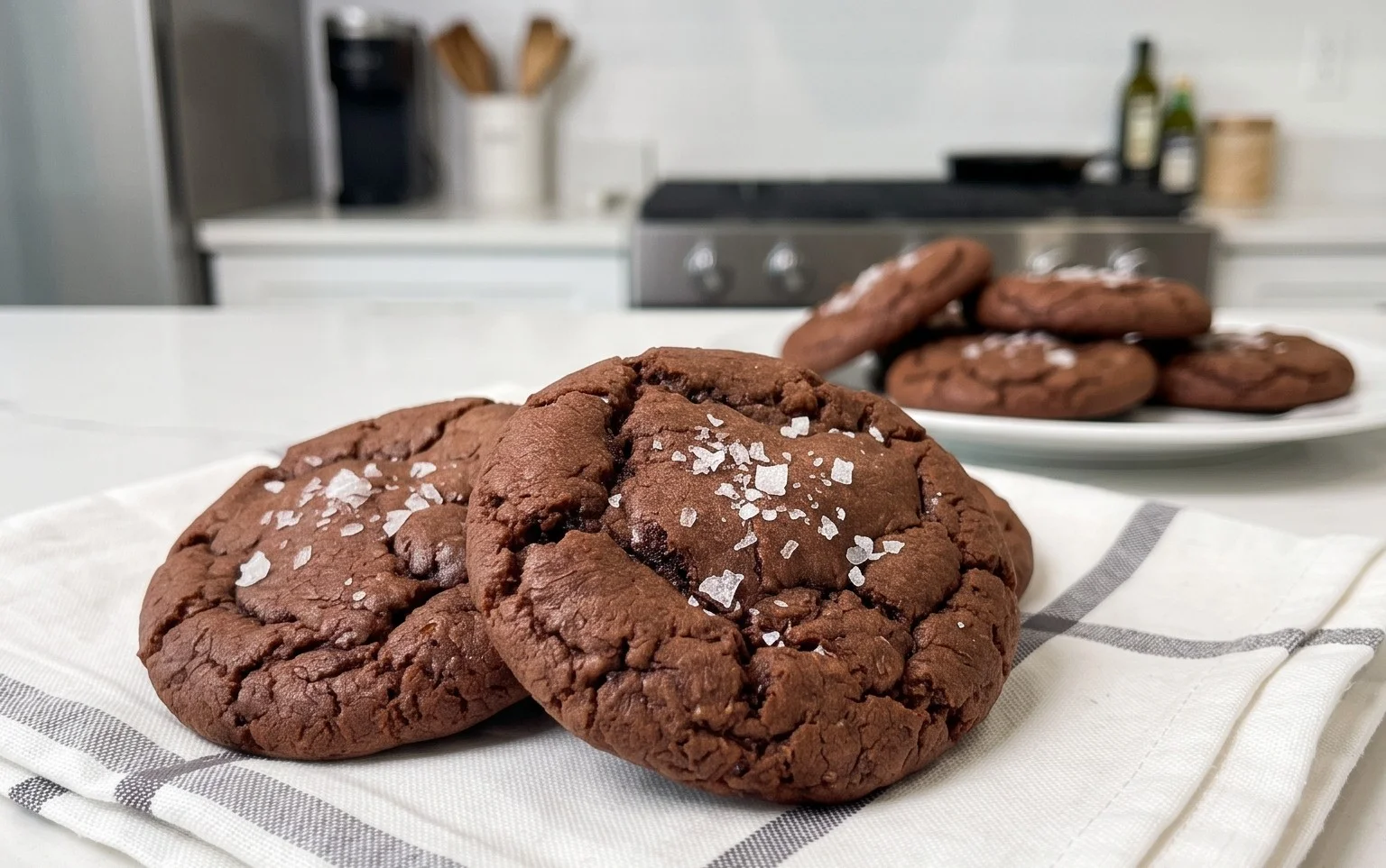 Salted Brownie Cookies