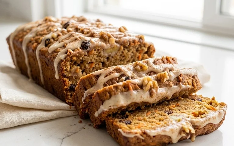 Dairy Free Carrot Cake Banana Bread