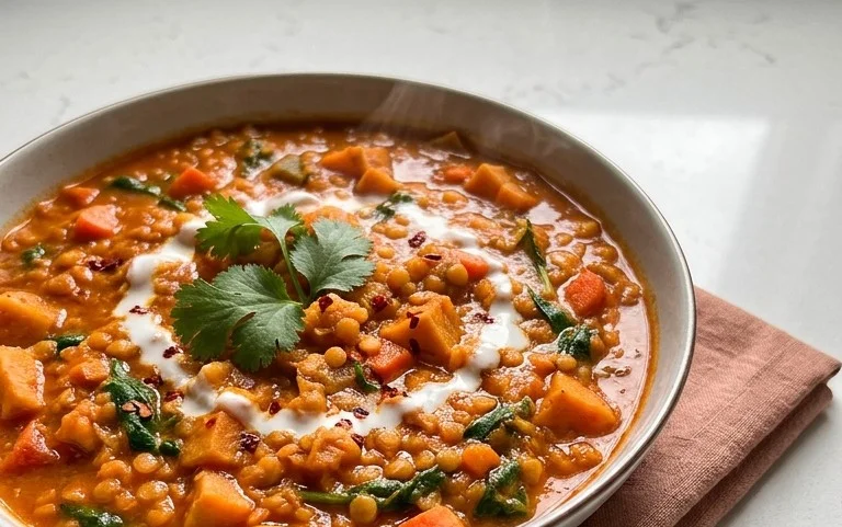Spicy Red Lentil Curry
