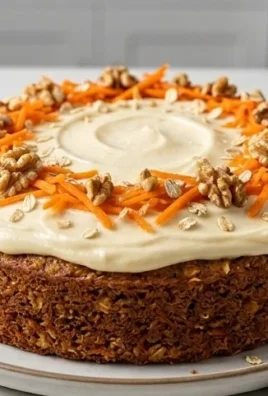 Easy Flourless Oatmeal Carrot Cake Recipe