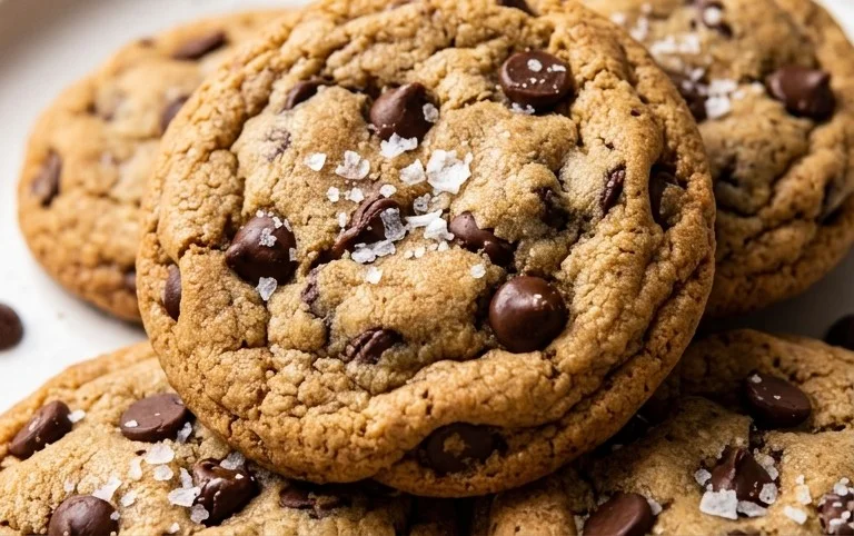 Crispy and Chewy Chocolate Chip Cookies