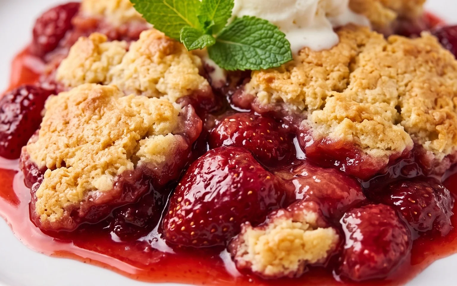 Strawberry Cobbler
