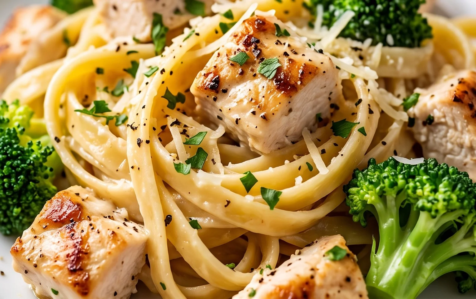Low Calorie Chicken Alfredo