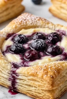 Blueberry Cream Cheese Puff Pastry