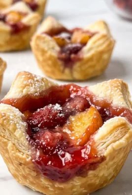 Strawberry Peach Pie Bites
