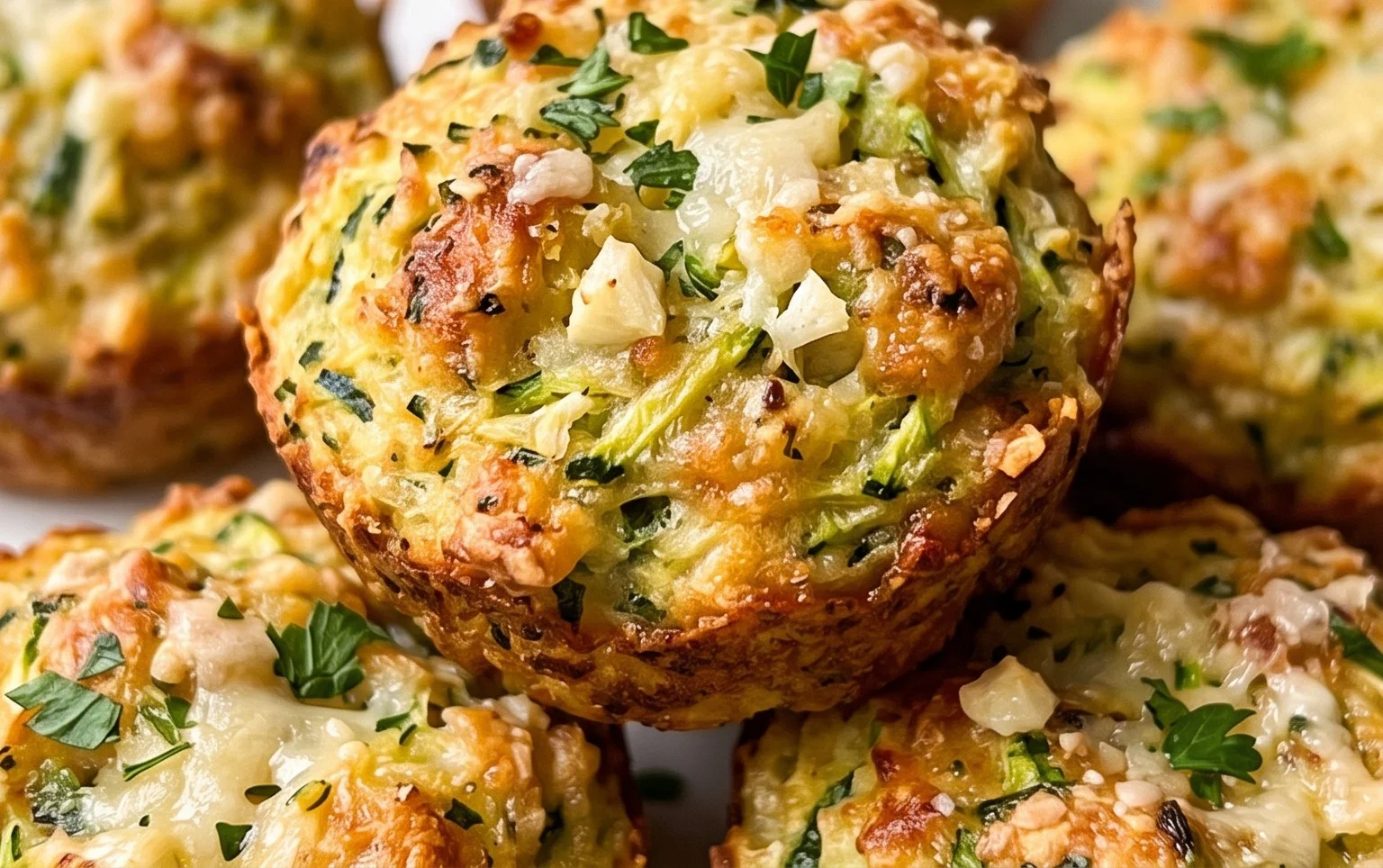 Zucchini Garlic Bites