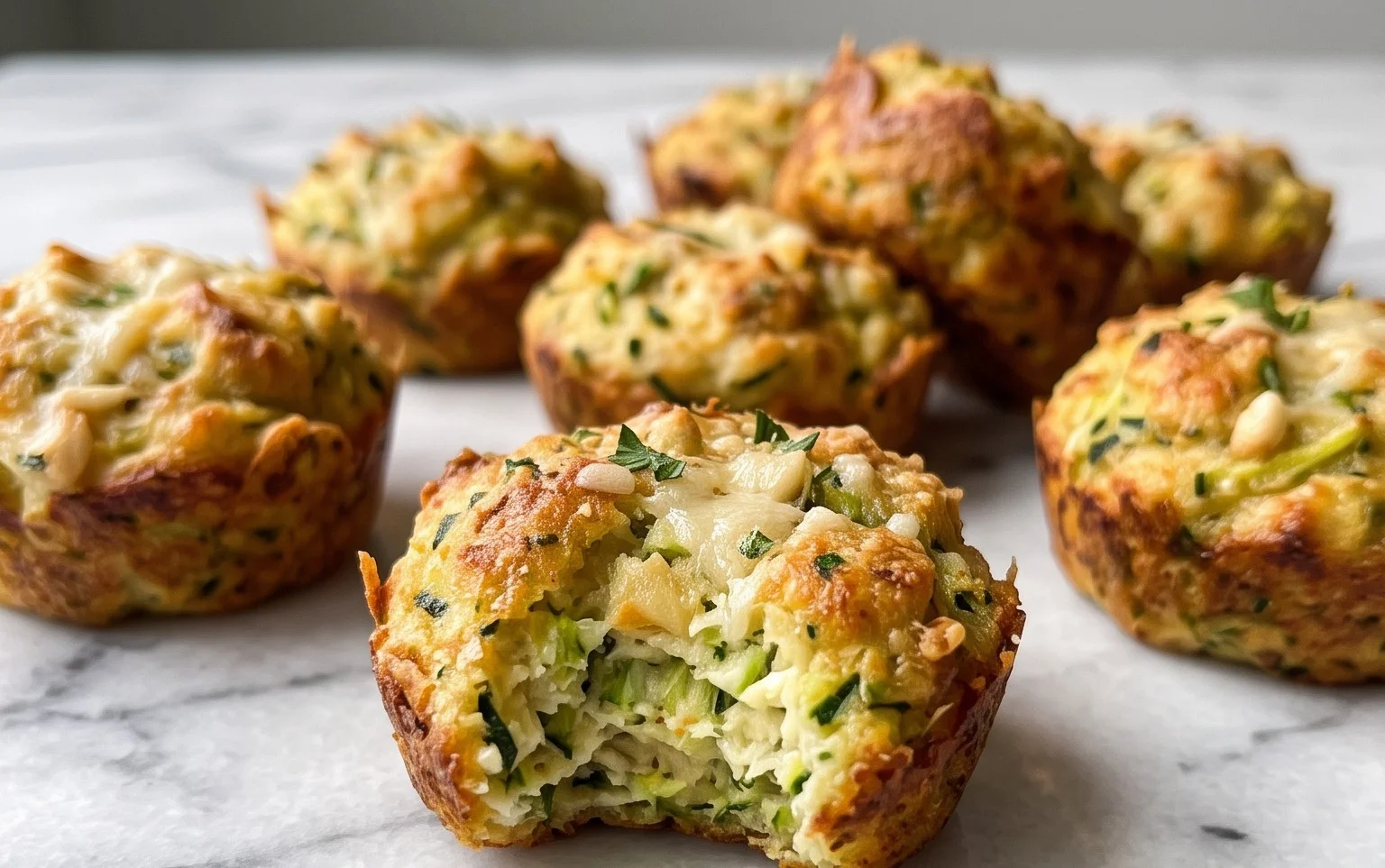 Zucchini Garlic Bites