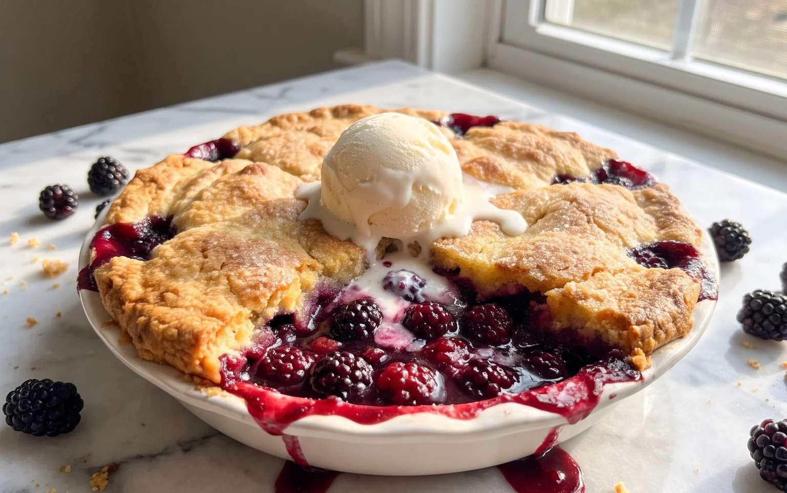 The Pioneer Woman's Blackberry Cobbler