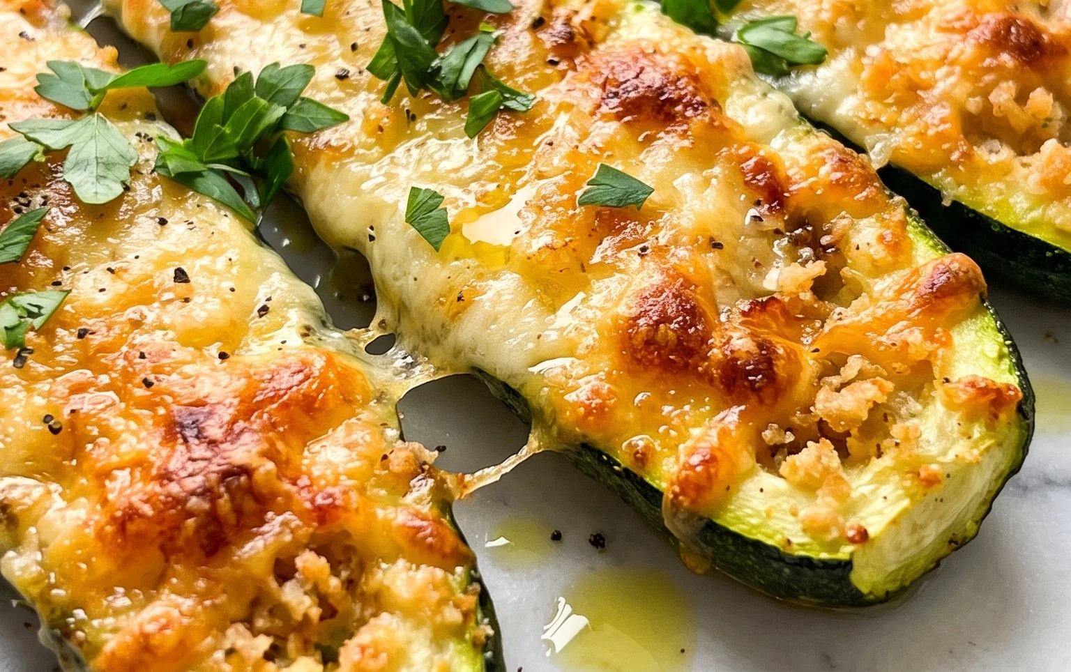 Baked Parmesan Zucchini