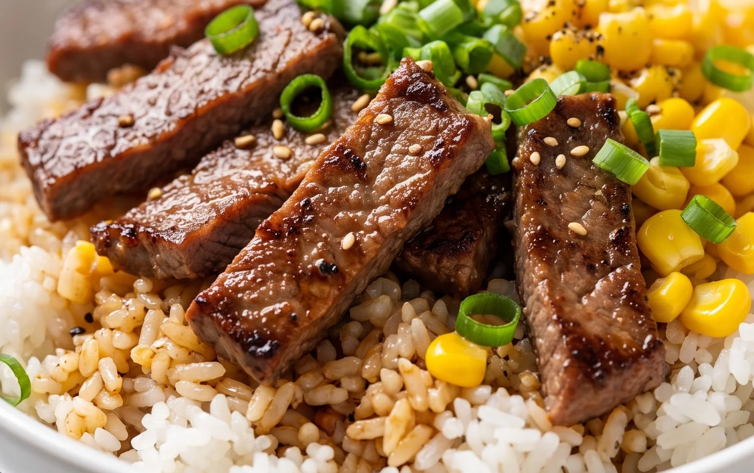 Beef Pepper Rice Bowl is a delicious meal option.