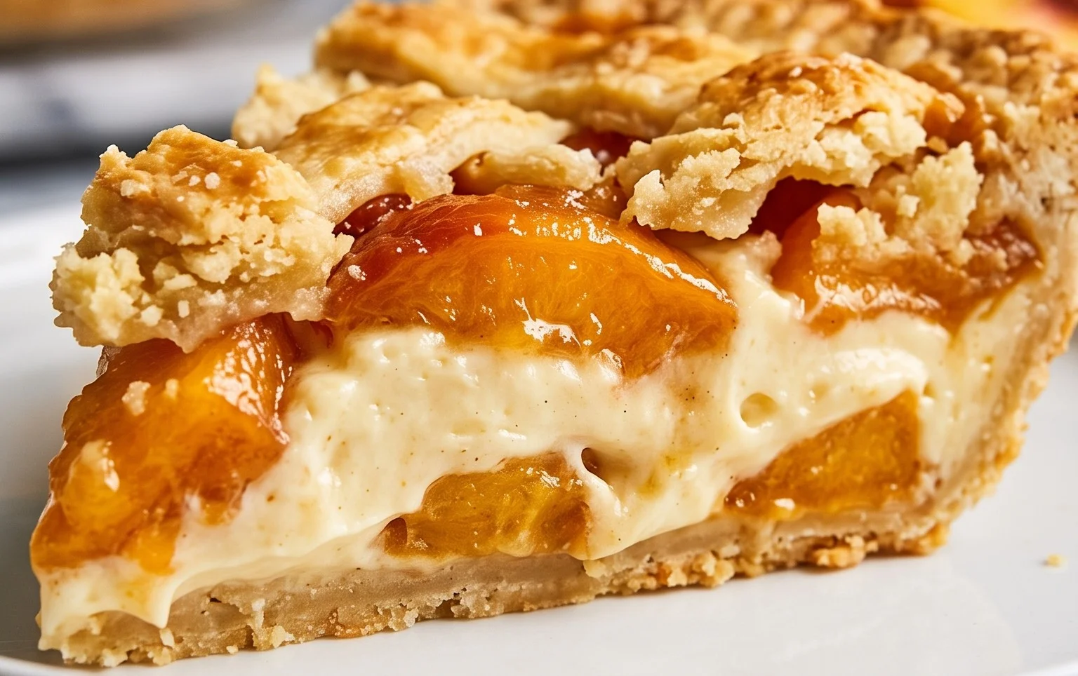 Peaches and Cream Pie