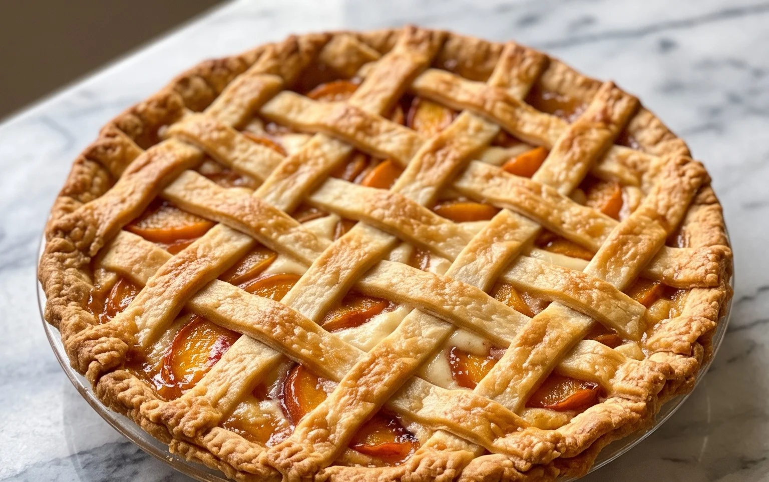Peaches and Cream Pie