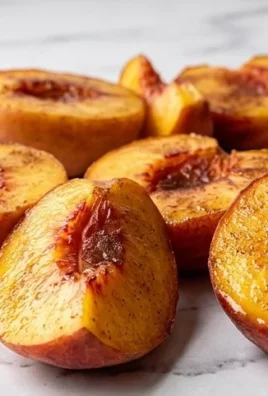 Cinnamon Sugar Baked Peaches