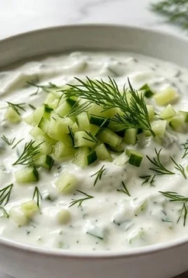 Cucumber Dip with Sour Cream and Dill