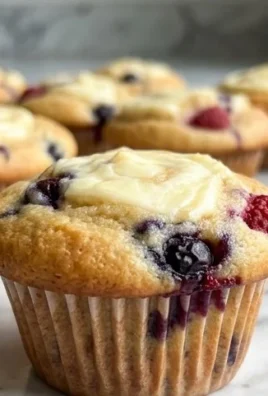 Berry Cream Cheese Muffins