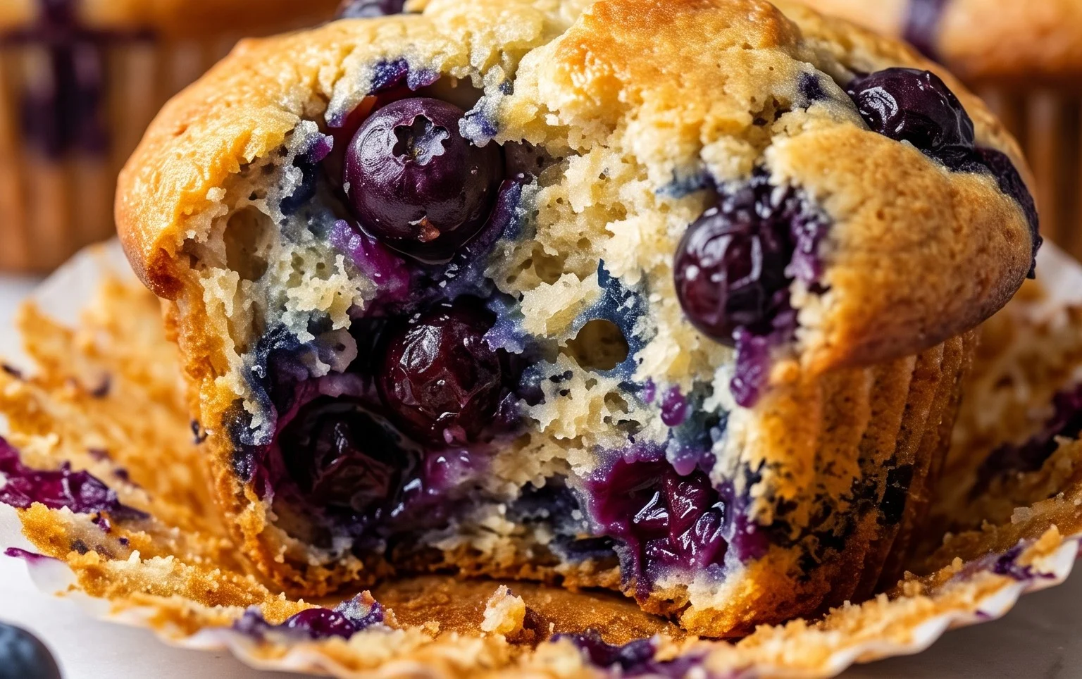 Homemade Blueberry Muffins
