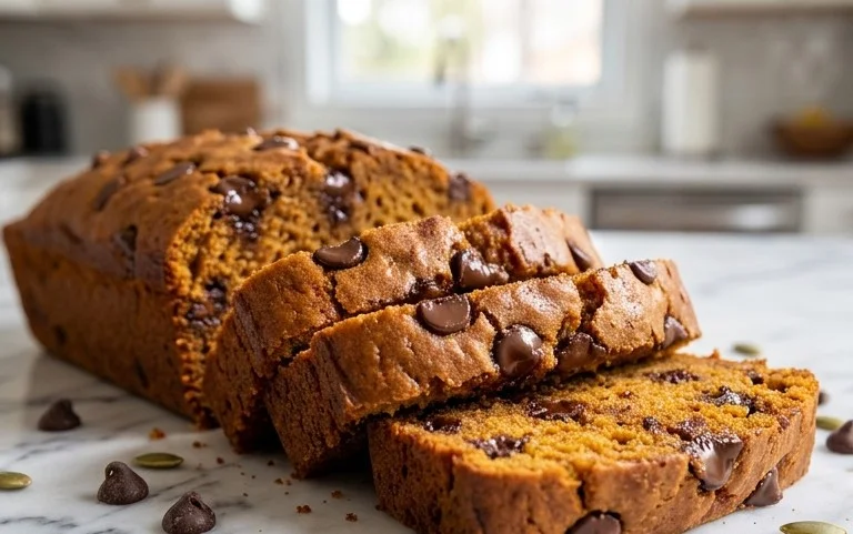 Pumpkin Chocolate Chip Bread