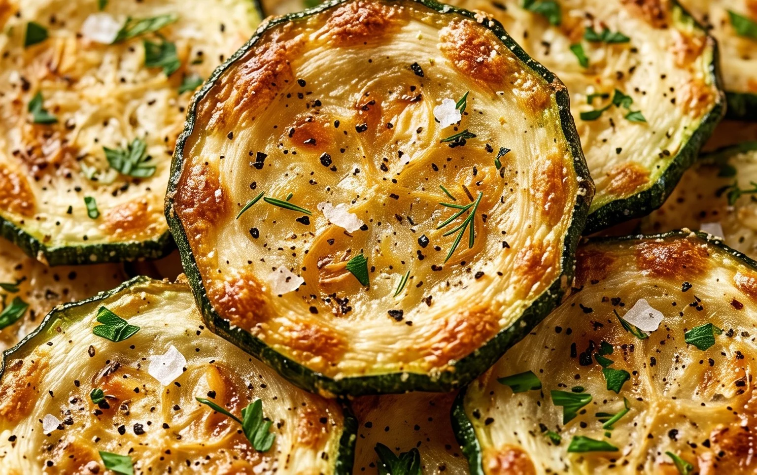 Crispy Baked Zucchini Chips