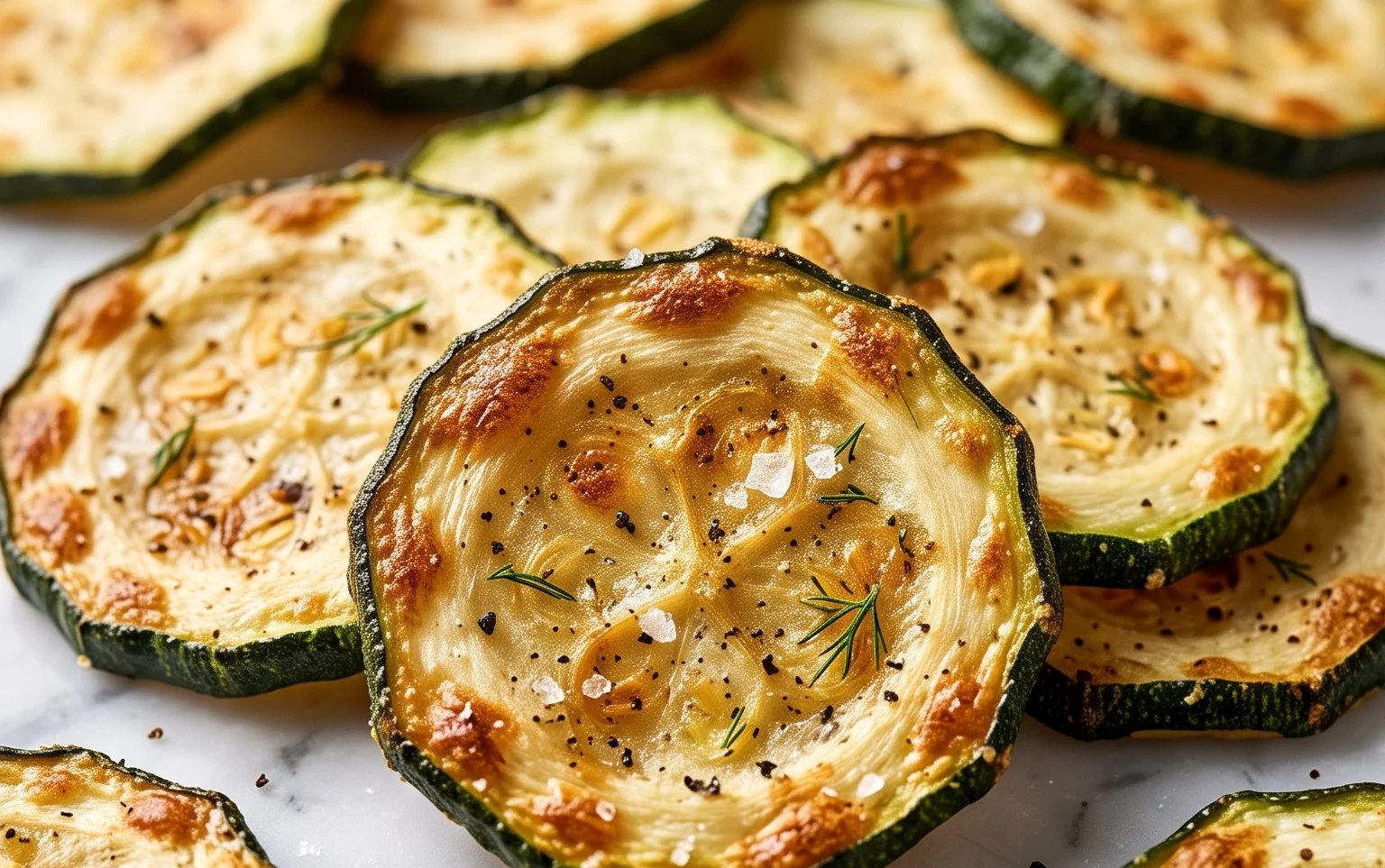 Crispy Baked Zucchini Chips